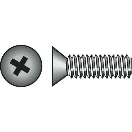 

101066 Phillips Flat Head Zinc Plated Machine Screw No. 8-32 X 3 L In.