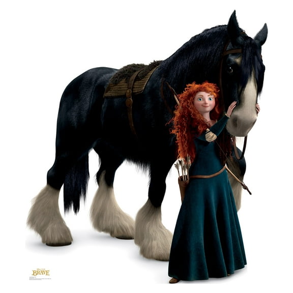 Advanced Graphics Merida and Angus - Brave Standup Cardboard Cutout