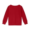 thumbnail image 3 of Girls Long Sleeve Casual Pullover Crewneck Sweatshirt for Daily Wear Comfortable Loose Fit Top for Kids Teens, 3 of 5
