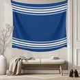 thumbnail image 5 of Blue Striped Tapestry for Bedroom Wall Hanging Tapestry, Farmhouse Blue White Stripes Ceiling Backdrop Tapestries Poster Blanket Wall Decor for Teens Room Living Room Dorm 39" x 59", 5 of 8