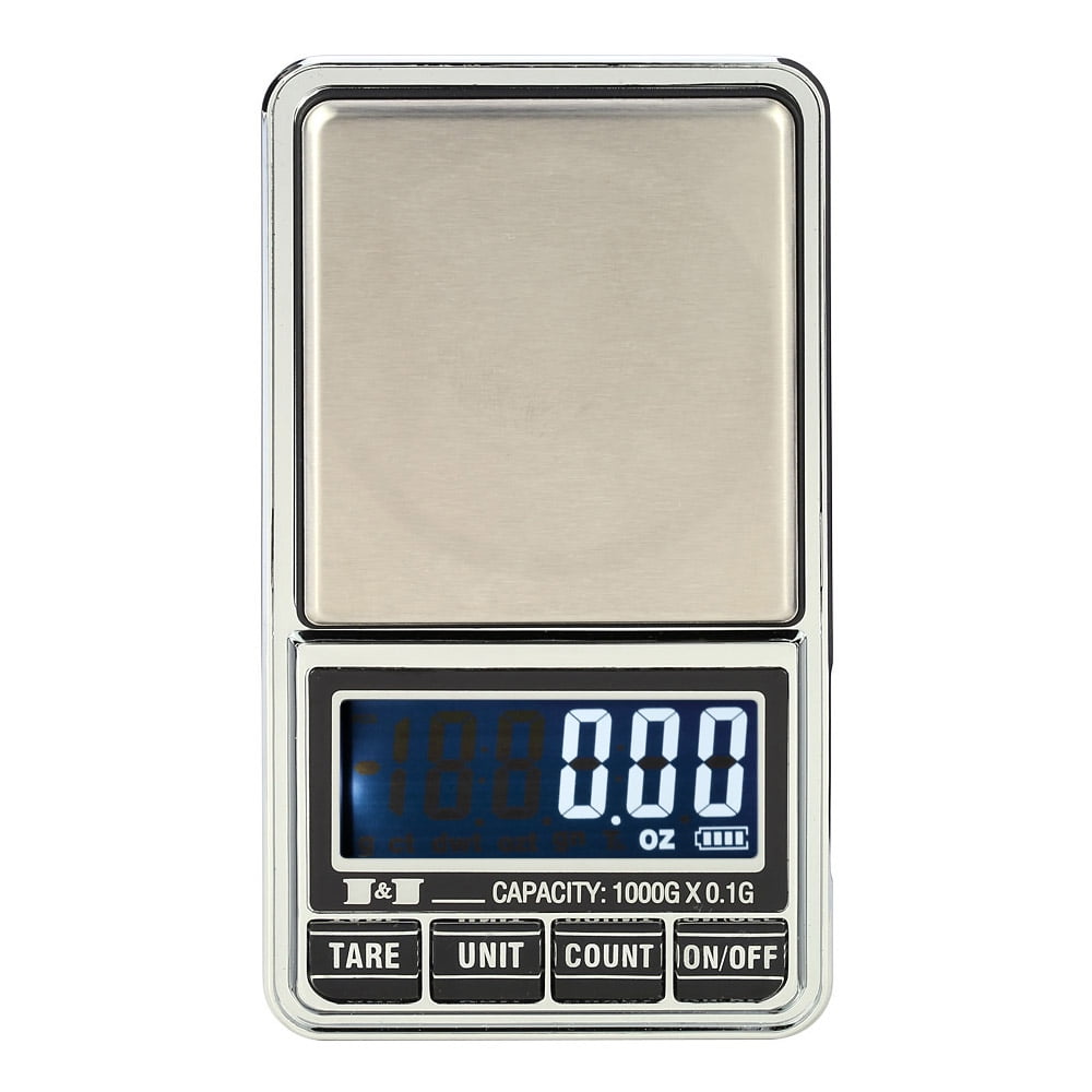 UK/0.1g-1000g Electronic Pocket Digital LCD Weighing Scales Food Jewelry Kitchen 