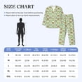 thumbnail image 4 of Fotbe Cute Chubby Frog Pijama de Hombre con Estampado de Manga Larga, Conjunto de 2 Piezas, Ropa de Dormir Suave y Cómoda con Bolsillos-X-Large, 4 of 7