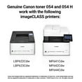 thumbnail image 6 of Genuine Canon Toner 054 Cyan, Standard - Yields Up To 1,200 Pages, 6 of 6