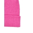 thumbnail image 2 of Wonder Nation Girls’ Ribbed Beanie Hat, Pink Confection, 2 of 3
