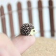 thumbnail image 5 of 10 piezas Micro paisaje Mini erizo simulación animales de dibujos animados estatua en miniatura artesanía de resina escritorio pequeños adornos decoración del hogar (negro blanco), 5 of 5