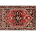 thumbnail image 1 of Ahgly Company Indoor Rectangle Traditional Saffron Red Persian Area Rugs, 8' x 10', 1 of 6