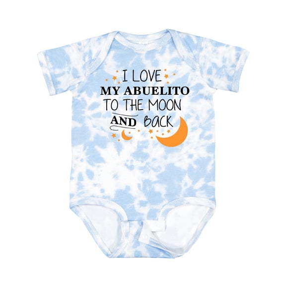 Inktastic I Love My Abuelito to the Moon and Back Boys or Girls Baby Bodysuit