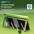 thumbnail image 4 of for Samsung Galaxy Z Fold 2 5G Case, with Glass Screen Protector & Hinge Protection Gradient Color Z Fold2 Phone Case Cover Women Men Hard Slim Thin for Galaxy Z Fold 2 Case (Green Green), 4 of 15