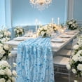 thumbnail image 6 of Feledorashia Mesh Table Runner, Gold Foil Tablecloth, Sheer Dining Table Decor for Weddings Parties Events, Flexible Polyester Fabric, 70x200cm European Style Banquet Table Cover, 6 of 7