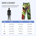 thumbnail image 2 of Mens Pajama Pants - Soft Sleep & Lounge Pants for Men, Stained Glass Hummingbird Art Cuteness Casual PJ Bottoms Pants with Pockets, 2 of 5