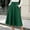 Green, variant on IUYRTFE Women's High Waist A Line Midi Skirt with Pockets Stretch Casual Work Skirt