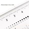 thumbnail image 4 of Unique Bargains Flexible Ruler 8 Inch 0.1mm Scale PET Plastic Covered Thickened Film Straight Ruler, 4 of 6