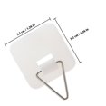 thumbnail image 2 of OFFIGAM 25Pcs White Wall Plate Hangers Adhesive Invisible Holders for Vertical Plate Display, 2 of 7