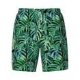 thumbnail image 5 of Rocae Monstera Leaves for Men's Swim Trunks Quick Dry With Two Side Pockets and One Lined Patch PocketX-Large, 5 of 9
