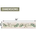 thumbnail image 2 of Greenery Table Runner,Thanksgiving Table Decor Christmas Decoration Fall Table Runner for Farmhouse Decorations, Kitchen Dinning Outdoor Table Decor 13 x 70 Inch, 2 of 6