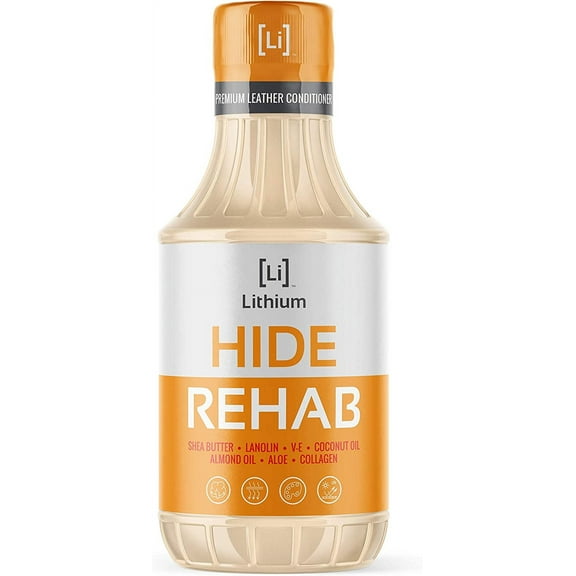 Hide Rehab Leather Conditioner- Most Effective Way Possible to Restore, Moisturize and Rehydrate Your Cars Leather. Protects from U.V. Rays, Stops Leather from Drying, Cracking. All Natural