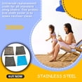 thumbnail image 3 of Injueey Tela de repuesto para sillones reclinables, funda protectora transpirable, Protector de silla estable resistente al desgaste, pesca, Picnic, Juegos de muebles de jardín Negro Injueey HA065352-03, 3 of 6