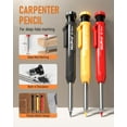 thumbnail image 7 of Nicpro 28 Pack Carpenter Pencil Set with Sharpener, Mechanical Carpenter Pencils with 127PCS Refills and Carbide Scribe Tool, Heavy Duty Construction Pencils for Architect Woodworking-With Canvas Case, 7 of 7