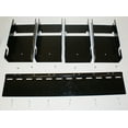 thumbnail image 3 of 24" WALL HANGING BRACKET SYSTEM FOR 6" TF GRAVITY BINS, BLACK, WALL MOUNT, 3 of 5