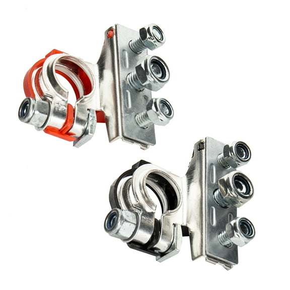 Willstar 2Pcs 12V Battery Terminals Connectors Clamps For Caravan Auto Car Van Motorhome
