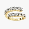 thumbnail image 2 of Moissanite Wedding Ring 10k yellow gold ring women's engagement ring gift for her, 2 of 5