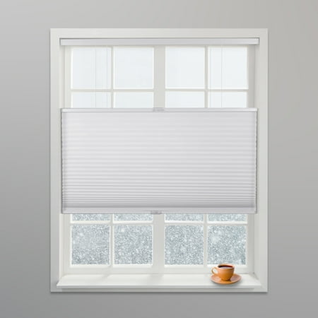 Arlo Blinds White Light Filtering Top Down Bottom Up Deluxe Cordless Cellular Shades - Size: 24