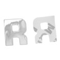thumbnail image 3 of 3D DIY Metálico en apariencia de Número de la de la de la Emblema de Coche Insignia de Aleación de Zinc Decoración Hogar Macarena  Emblema del alfabeto, 3 of 8