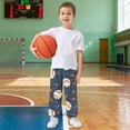 thumbnail image 6 of joogoo Baseballs with Lightning Boys' Sweatpants Jogger Pants 3T, 6 of 8