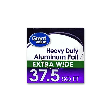 Great Value Heavy Duty Aluminum Foil, 37.5 sq ft - Walmart.com