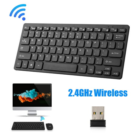 TSV Multi-Device 2.4Ghz Wireless Keyboard,  Ultra Slim Floating Chocolate Keyboard Compatible for iPad, iPad Pro, iPhone, Android Tablets, Windows, iOS, Mac OS, Power by AAA
