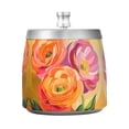 thumbnail image 7 of Yayeee Ashtray with Lid for Cigarette Smokeless Stainless Steel Home Ash Holder, Pink Abstract Floral, 7 of 7