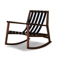 thumbnail image 6 of Grain Wood Furniture Solid Wood Mid Century Rocking Chair with Tapioca Premium Boucle Coushions, 6 of 6