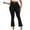 Black-923, variant on Gocolloa Plus Size Jeans Bootcut Stretchy for Women High Waisted Modern Curvy Flare Trouser Jean Dark Blue 18W