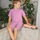 thumbnail image 4 of Fotbe Pink Pijama Estampada de 2 Piezas para Niños – Ropa de Dormir de Manga Corta Cómoda para Niños y Niñas, Camiseta y Shorts de Algodón-Large, 4 of 6