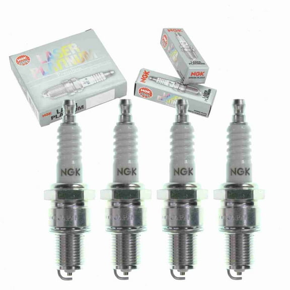 4 pc NGK Laser Platinum Spark Plugs compatible with Audi Q3 2.0L L4 2013-2018