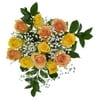 Dozen Orange/Yellow Rose Bouquet