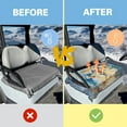 thumbnail image 5 of Yuyamidu Cute Snowman Golf Cart Seat Covers Christmas Club Car Seat Towel Blanket Fits in More 2 Person Seats Golf Carts, Blue Soft Flannel, 5 of 8