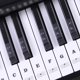 thumbnail image 5 of Yuarrent Pegatina para llave de Piano, teclado electrónico, calcomanía transparente, llaves, instrumento, pegatinas de entrenamiento, Type2, 5 of 6