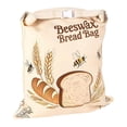 thumbnail image 2 of Sacs à Pain en Cire d'Abeille pour Pain Maison Sacs à Cire d'Abeille Réutilisables pour Coton Sac Ciré avec Fermeture Éclair Garde la Fraîcheur Plus Longtemps Sac de Rangement, 2 of 9