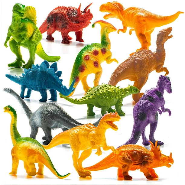 Lot de 12 boîtes cadeaux - Anniversaire dinosaure - Recyclable