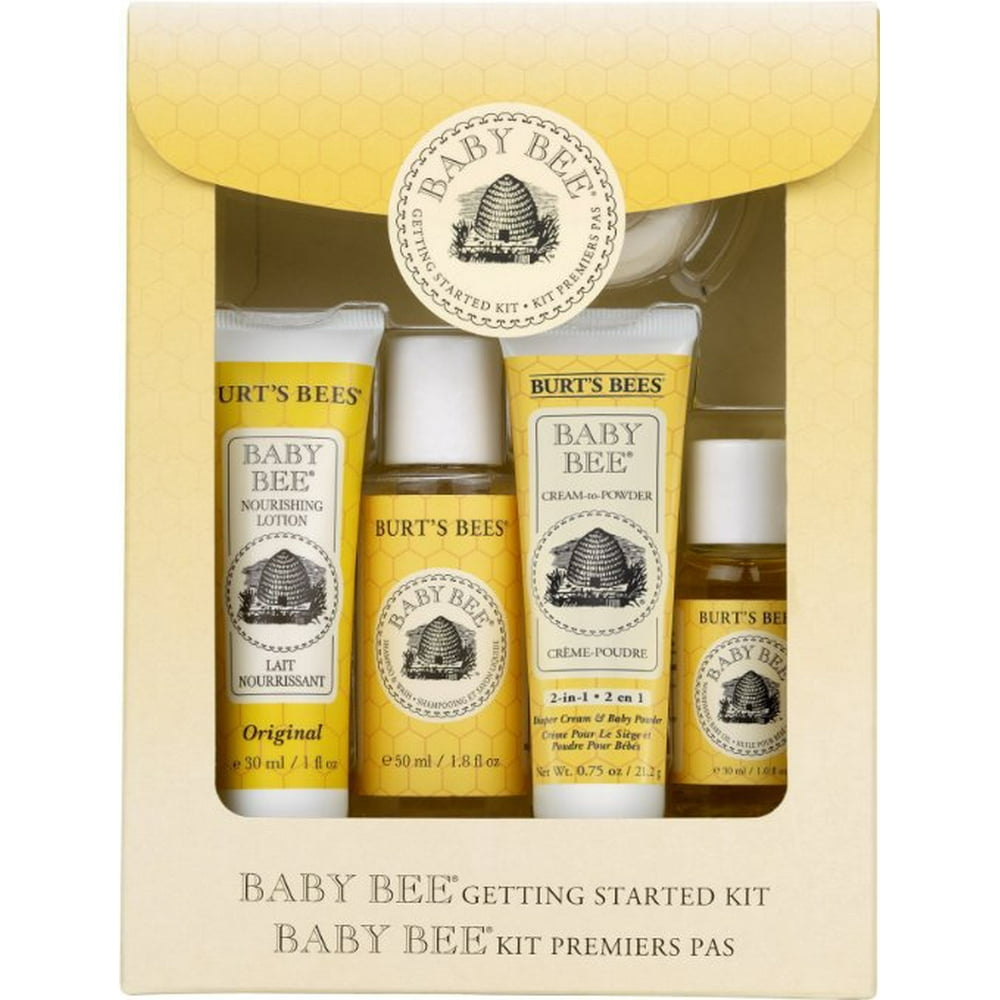 Burts Bees Baby Bee Getting Started Gift Set, 5 Products in Giftable Box (Packaging May Vary