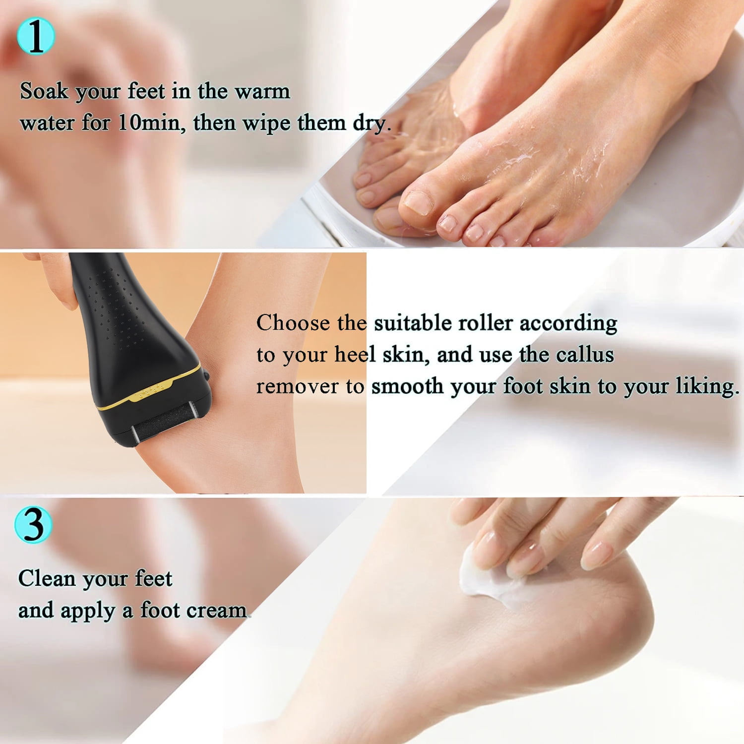 Electric Callus Remover for Feet, Portable Foot File Pedicure Tools