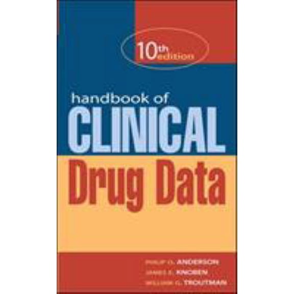 Pre-Owned Handbook of Clinical Drug Data (Paperback) 0071363629 9780071363624