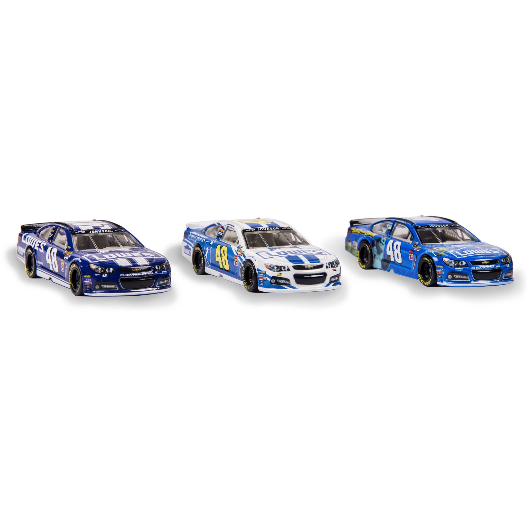 Nascar Nascar 1 64 Collector Car 3 Pack 48 Jimmie Johnson Walmart Com Walmart Com