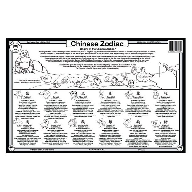 Placemat - Tot Talk - Chinese Zodiac Table Chart Meal Dining Kids Mat tot1073 - Walmart Business Supplies placemat-tot-talk-chinese-zodiac-table-chart-meal-dining-kids-mat-tot1073-walmart-business-supplies