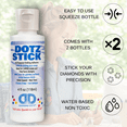 thumbnail image 5 of Diamond Dotz Accessories Dotz Stick 2pc with brush, Clear Diamond Dotz Glue, 2-4oz (118ml) Bottle Diamond Art Glue for Freestyle, Crafts and Jigsaw Puzzles, 5 of 6