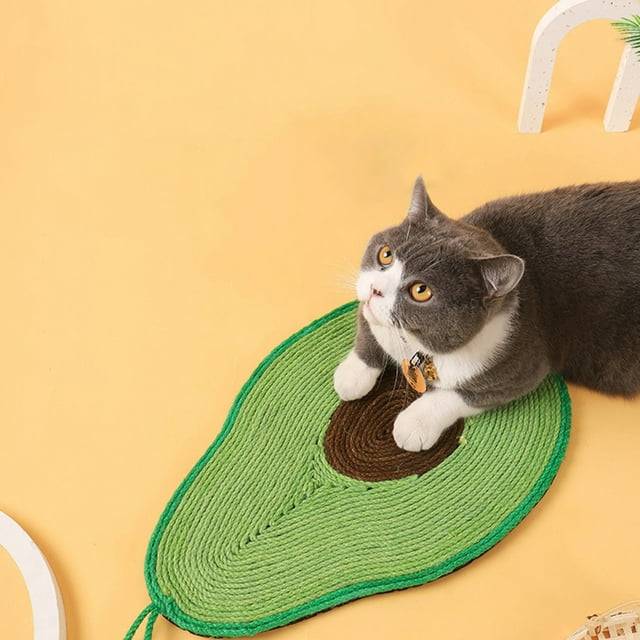 SHOWERORO 1Pcs Cat Scratcher Pad EVA and Natural Jute Rope for Cat Owners
