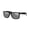Matte Rubber Black Frame | Silver Lens, variant on RB4165F JUSTIN COLOR MIX CLASSIC LOW BRIDGE FIT Square Shape Sunglasses Matte Rubber Black Frame | Silver Lens 58mm