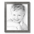 thumbnail image 2 of ArtToFrames 13x16 inch Muted Cold Silver Picture Frame, Silver MDF Poster Frame (4682), 2 of 7