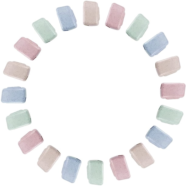 28 tapas para cabezales de cepillos de dientes, fundas de plástico para soporte de cabezales de cepillos de dientes, funda protectora para cepillos de dientes de viaje WD.WDQZL Hogar